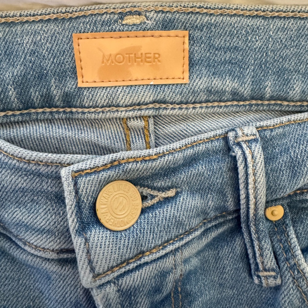 Barely worn MOTHER Denim mid rise dazzler jeans size 28 - Picture 5 of 8